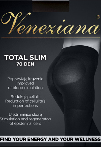 TOTAL  SLIM  70 DEN Rajstopy Damskie Rajstopy Klasyczne