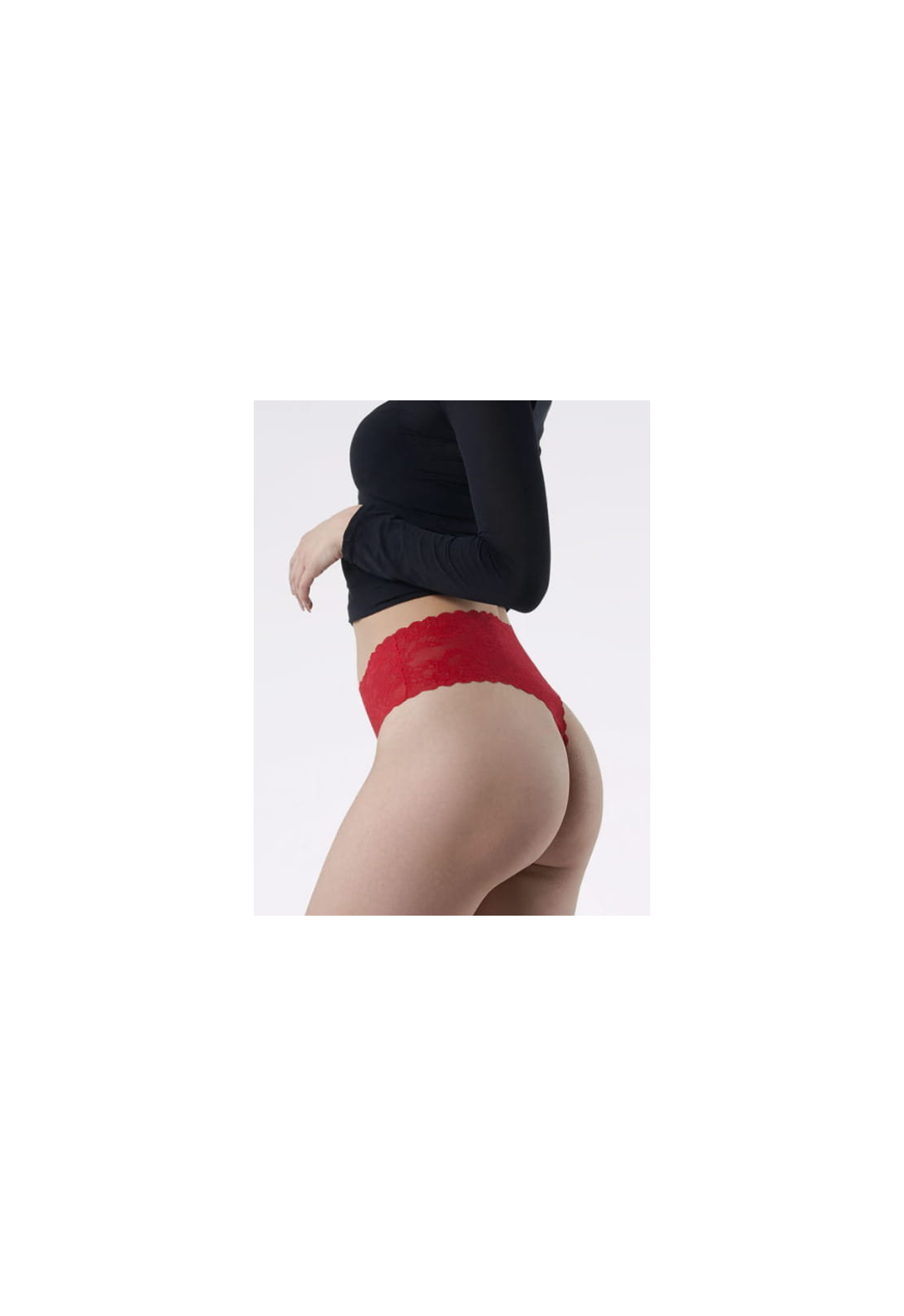 Julimex Stringi Bellie Maxi (wysoki stan) Bielizna/Akcesoria