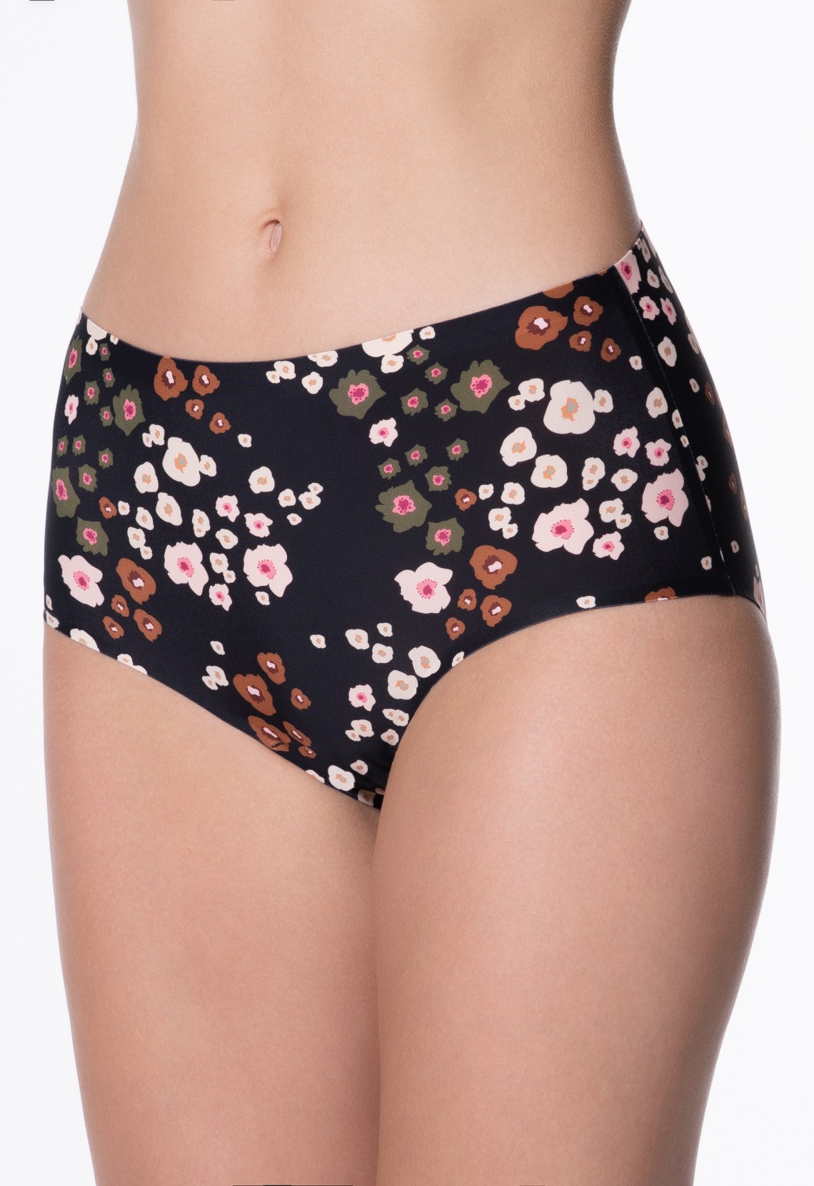Julimex Figi Peggy Brown Maxi (wysoki stan) Bielizna/Akcesoria
