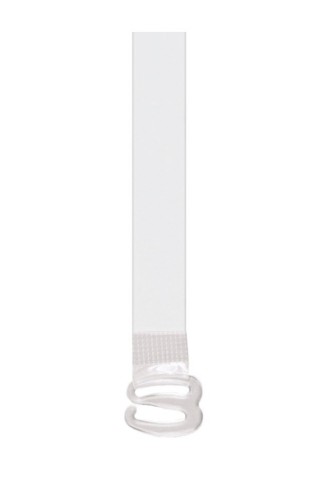 Julimex RT05 Ramiączka silikonowe 12mm (transparentny zaczep) Bielizna/Akcesoria