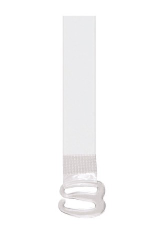 Julimex RT08 Ramiączka silikonowe 14mm (transparentny zaczep) Bielizna/Akcesoria
