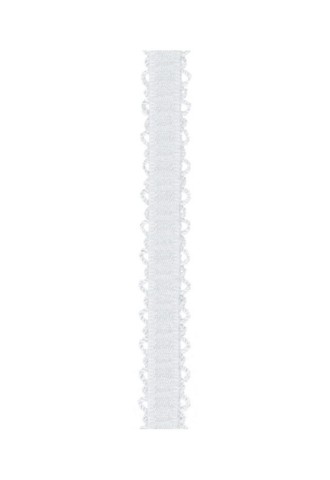 Julimex RB117 Ramiączka materiałowe z ażurem (białe) Bielizna/Akcesoria