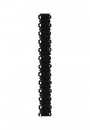 Julimex RB118 Ramiączka materiałowe z ażurem 10mm (czarne) Bielizna/Akcesoria