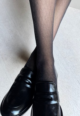 ROMBINI LUREX 15 DEN Podkolanówki Damskie Podkolanówki